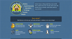 Desktop Screenshot of abrigojoaorosa.org